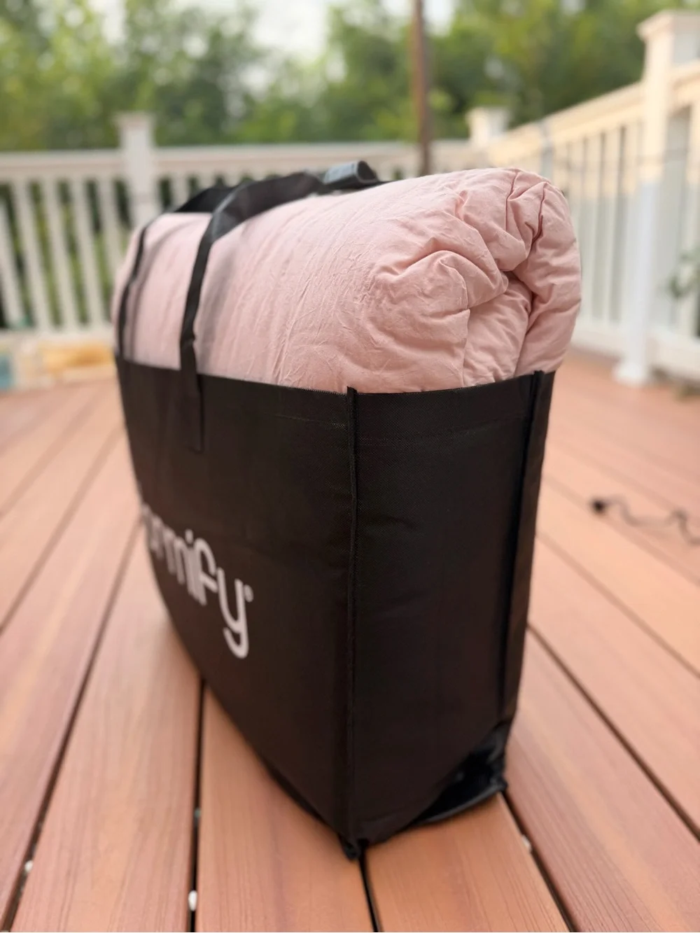 Dormify Blush Twin XL Comforter & Sham Set - Soft Blush